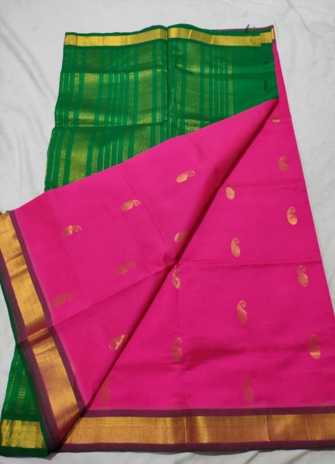 Jarry buta pattu saree